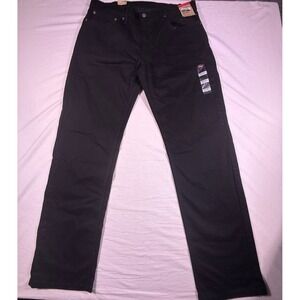 Levi's 559 Relaxed Straight Jeans Mens 36x34 Black NEW Stretch Denim